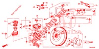 HAUPTBREMSZYLINDER/MASTER POWER (LH) (1.8L) für Honda CIVIC TOURER 1.8 LIFESTYLE 5 Türen 6 gang-Schaltgetriebe 2017