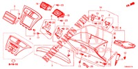 INSTRUMENT, ZIERSTUECK (COTE DE PASSAGER) (LH) für Honda CIVIC TOURER 1.8 LIFESTYLE 5 Türen 6 gang-Schaltgetriebe 2017