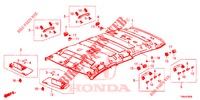 DACHVERKLEIDUNG  für Honda CIVIC TOURER 1.8 LIFESTYLE 5 Türen 5 gang automatikgetriebe 2017