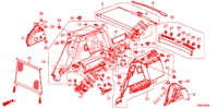 KOFFERRAUM SEITENVERKL.  für Honda CIVIC TOURER 1.8 LIFESTYLE 5 Türen 5 gang automatikgetriebe 2017