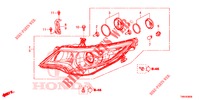 SCHEINWERFER  für Honda CIVIC TOURER 1.8 LIFESTYLE 5 Türen 5 gang automatikgetriebe 2017