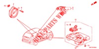 ANTENNE/LAUTSPRECHER  für Honda CR-V 2.0 EXECUTIVE 5 Türen 5 gang automatikgetriebe 2012