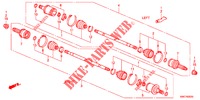 ANTRIEBSWELLE, HINTEN (1) für Honda CR-V 2.0 EXECUTIVE 5 Türen 5 gang automatikgetriebe 2012