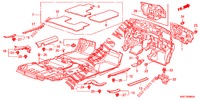 BODENMATTE/ISOLATOR  für Honda CR-V 2.0 EXECUTIVE 5 Türen 5 gang automatikgetriebe 2012