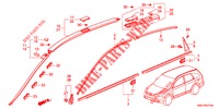 GRILL, VORNE/ZIERLEISTE  für Honda CR-V 2.0 EXECUTIVE 5 Türen 5 gang automatikgetriebe 2012