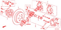 HINTERRADBREMSE (1) für Honda CR-V 2.0 EXECUTIVE 5 Türen 5 gang automatikgetriebe 2012