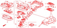 INNENLEUCHTE  für Honda CR-V 2.0 EXECUTIVE 5 Türen 5 gang automatikgetriebe 2012