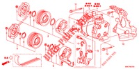 KLIMAANLAGE (COMPRESSEUR) (2.0L) für Honda CR-V 2.0 EXECUTIVE 5 Türen 5 gang automatikgetriebe 2012