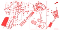 PEDAL (LH) für Honda CR-V 2.0 EXECUTIVE 5 Türen 5 gang automatikgetriebe 2012