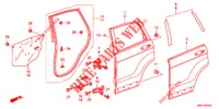 TUERBLECHE, HINTEN(4D)  für Honda CR-V 2.0 EXECUTIVE 5 Türen 5 gang automatikgetriebe 2012