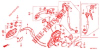 TUERSCHLOESSER, VORNE/AEUSSERER GRIFF (1) für Honda CR-V 2.0 EXECUTIVE 5 Türen 5 gang automatikgetriebe 2012