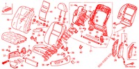 VORDERSITZ/SITZGURTE (G.) (SIGE ASSISTE) für Honda CR-V 2.0 EXECUTIVE 5 Türen 5 gang automatikgetriebe 2012