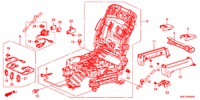 VORNE SITZKOMPONENTEN (D.) für Honda CR-V 2.0 EXECUTIVE 5 Türen 5 gang automatikgetriebe 2012
