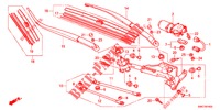 WINDSCHUTZSCHEIBENWISCHER (LH) für Honda CR-V 2.0 EXECUTIVE 5 Türen 5 gang automatikgetriebe 2012