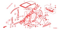 AUSSENBLECHE/DACHPLATTE  für Honda CR-V 2.0 COMFORT 5 Türen 6 gang-Schaltgetriebe 2013
