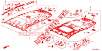 DACHVERKLEIDUNG (1) für Honda CR-V 2.0 COMFORT 5 Türen 6 gang-Schaltgetriebe 2013