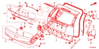 HECKKLAPPENPLATTE(2D)  für Honda CR-V 2.0 COMFORT 5 Türen 6 gang-Schaltgetriebe 2013