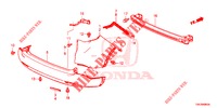 HINTERER STOSSFAENGER  für Honda CR-V 2.0 COMFORT 5 Türen 6 gang-Schaltgetriebe 2013