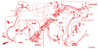 KLIMAANLAGE (FLEXIBLES/TUYAUX) (2.0L/2.4L) (LH) für Honda CR-V 2.0 COMFORT 5 Türen 6 gang-Schaltgetriebe 2013