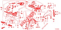 KOTFLUEGEL, VORNE  für Honda CR-V 2.0 COMFORT 5 Türen 6 gang-Schaltgetriebe 2013