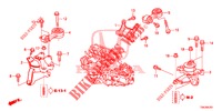 MOTORBEFESTIGUNGEN (2.0L) (MT) für Honda CR-V 2.0 COMFORT 5 Türen 6 gang-Schaltgetriebe 2013