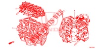 MOTOREINHEIT/GETRIEBE KOMPL. (2.0L) für Honda CR-V 2.0 COMFORT 5 Türen 6 gang-Schaltgetriebe 2013
