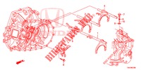 SCHALTGABEL/SCHALTHEBELHALTERUNG (2.0L) für Honda CR-V 2.0 COMFORT 5 Türen 6 gang-Schaltgetriebe 2013