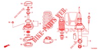 STOSSDAEMPFER HINTEN  für Honda CR-V 2.0 COMFORT 5 Türen 6 gang-Schaltgetriebe 2013