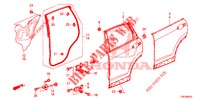 TUERBLECHE, HINTEN(4D)  für Honda CR-V 2.0 COMFORT 5 Türen 6 gang-Schaltgetriebe 2013
