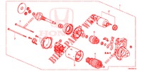 ANLASSER (DENSO) (2.0L) (1) für Honda CR-V 2.0 COMFORT 5 Türen 5 gang automatikgetriebe 2013