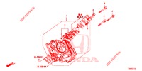 DROSSELKLAPPENGEHAEUSE (2.0L) für Honda CR-V 2.0 COMFORT 5 Türen 5 gang automatikgetriebe 2013