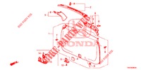 HECKKLAPPENVERKLEIDUNG/ TAFELVERKLEIDUNG, HINTEN(2D)  für Honda CR-V 2.0 COMFORT 5 Türen 5 gang automatikgetriebe 2013