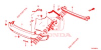 HINTERER STOSSFAENGER  für Honda CR-V 2.0 COMFORT 5 Türen 5 gang automatikgetriebe 2013