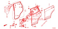 TUERBLECHE, HINTEN(4D)  für Honda CR-V 2.0 COMFORT 5 Türen 5 gang automatikgetriebe 2013