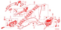 TUERSCHLOESSER, HINTEN/AEUSSERER GRIFF  für Honda CR-V 2.0 COMFORT 5 Türen 5 gang automatikgetriebe 2013
