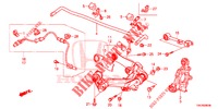 UNTERER ARM, HINTEN/FUEHRUNGSARM  für Honda CR-V 2.0 COMFORT 5 Türen 5 gang automatikgetriebe 2013