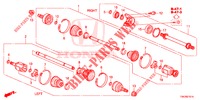 ANTRIEBSWELLE, VORNE/HALBWELLE (2.0L) für Honda CR-V 2.0 ELEGANCE 5 Türen 6 gang-Schaltgetriebe 2013