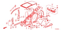 AUSSENBLECHE/DACHPLATTE  für Honda CR-V 2.0 ELEGANCE 5 Türen 6 gang-Schaltgetriebe 2013
