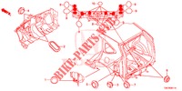 GUMMITUELLE (ARRIERE) für Honda CR-V 2.0 ELEGANCE 5 Türen 6 gang-Schaltgetriebe 2013
