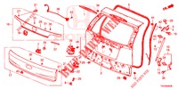 HECKKLAPPENPLATTE(2D)  für Honda CR-V 2.0 ELEGANCE 5 Türen 6 gang-Schaltgetriebe 2013
