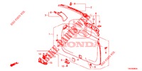 HECKKLAPPENVERKLEIDUNG/ TAFELVERKLEIDUNG, HINTEN(2D)  für Honda CR-V 2.0 ELEGANCE 5 Türen 6 gang-Schaltgetriebe 2013