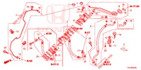 KLIMAANLAGE (FLEXIBLES/TUYAUX) (2.0L/2.4L) (LH) für Honda CR-V 2.0 ELEGANCE 5 Türen 6 gang-Schaltgetriebe 2013