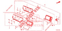 MITTLERES DISPLAY (LH) für Honda CR-V 2.0 ELEGANCE 5 Türen 6 gang-Schaltgetriebe 2013