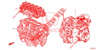 MOTOREINHEIT/GETRIEBE KOMPL. (2.0L) für Honda CR-V 2.0 ELEGANCE 5 Türen 6 gang-Schaltgetriebe 2013