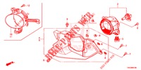 NEBELSCHEINWERFER  für Honda CR-V 2.0 ELEGANCE 5 Türen 6 gang-Schaltgetriebe 2013