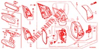 SPIEGEL/SCHIEBEDACH (3) für Honda CR-V 2.0 ELEGANCE 5 Türen 6 gang-Schaltgetriebe 2013