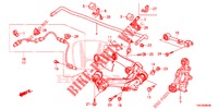 UNTERER ARM, HINTEN/FUEHRUNGSARM  für Honda CR-V 2.0 ELEGANCE 5 Türen 6 gang-Schaltgetriebe 2013