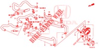 WASSERSCHLAUCH/HEIZUNGSSCHACHT (2.0L) (LH) für Honda CR-V 2.0 ELEGANCE 5 Türen 6 gang-Schaltgetriebe 2013