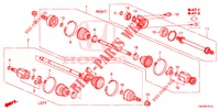 ANTRIEBSWELLE, VORNE/HALBWELLE (2.0L) für Honda CR-V 2.0 ELEGANCE 5 Türen 5 gang automatikgetriebe 2013