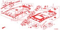 DACHVERKLEIDUNG (1) für Honda CR-V 2.0 ELEGANCE 5 Türen 5 gang automatikgetriebe 2013